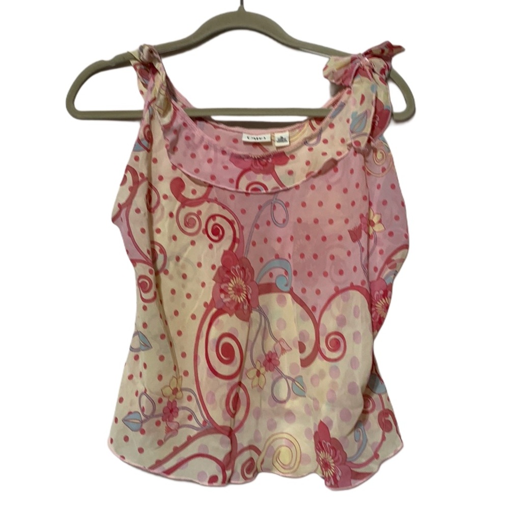 Y2K Cato Pink Boho Print Tank Top